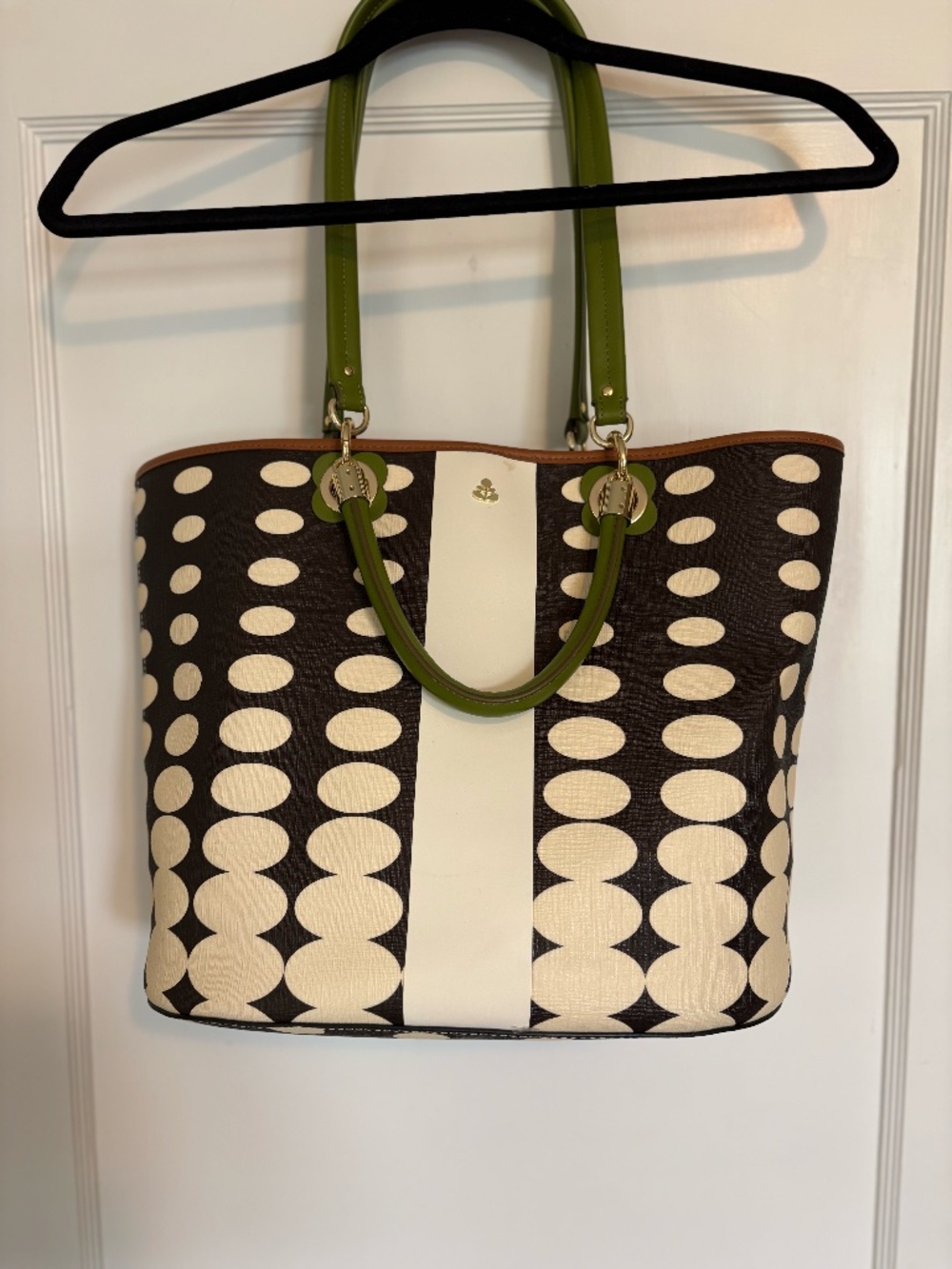 Orla Kiely Smile Tote - Optical Oval Mocha